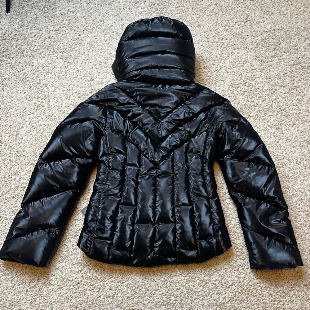Goldbergh Elodie Quilted Ski Jacket Black Shine NWT US 4 Black Waterproof - Picture 12 of 12
